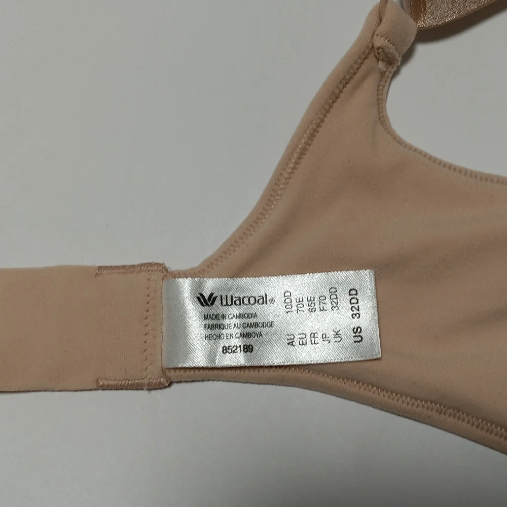 Wacoal How Perfect Wire Free T-shirt Bra Rose Dust, New Without Tag - Picture 7 of 16